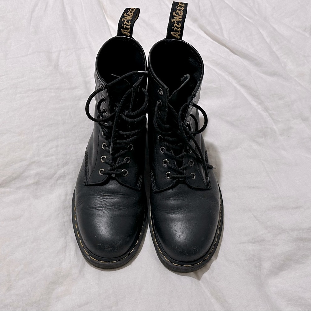 Men's Used Dr. Martens 1460 Boots Nappa Leather - Black, US 10
